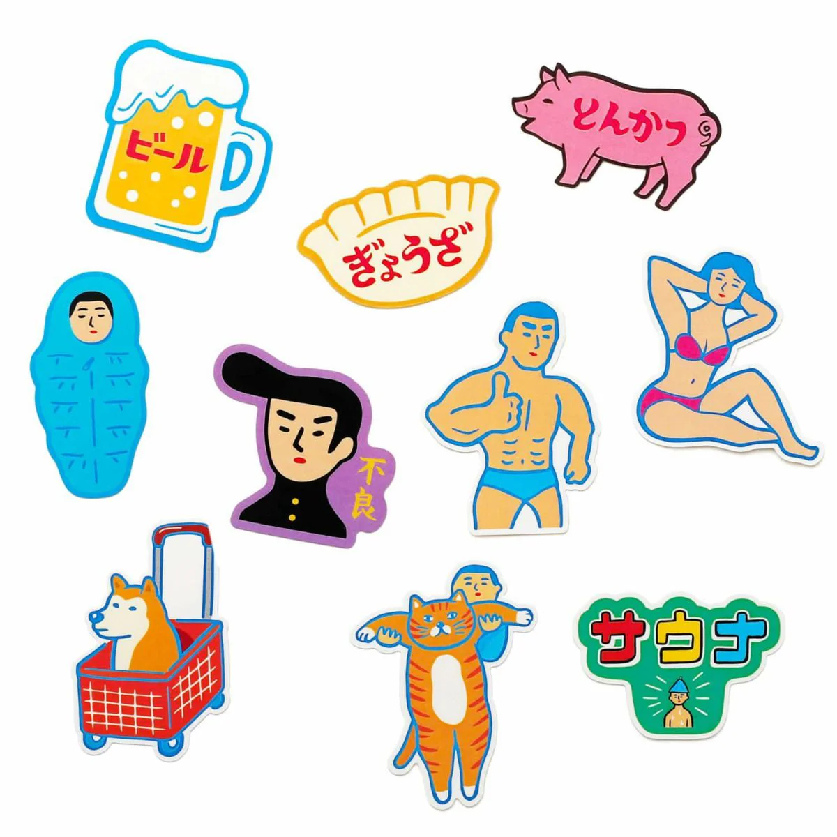 HIGHTIDE New Retro Die Cut Sticker